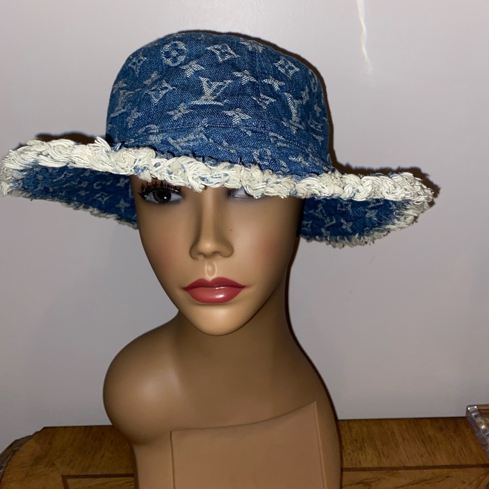 Sold@@@@@Louis Vuitton Denim Bob Hat